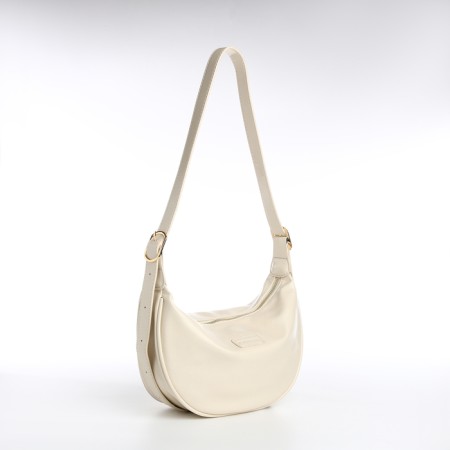 Women's bag, baguette, with lightning, milk color-2