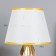 Table lamp "Andrea" 1x40W E14 pink/gold 24x24x40cm