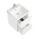 Tumbing under the Aquaton Skandi sink, 45 cm, white matte color, white glossy