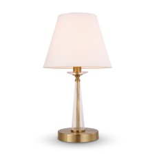 Table lamp 40W, 1HE14, 44x25 cm, brass