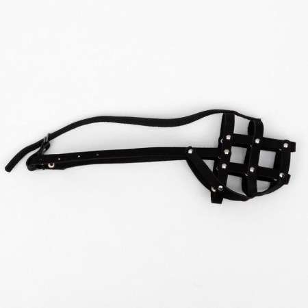 Muzzle No. 2, like, puppy shepherd (length on a nose 10 cm, muzzle 28 cm), black-1