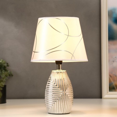 HELP lamp 16193/1 E14 40W gray with silver 20x20x33 cm Risalux-1