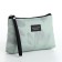 Cosmetic bag simple flower, 19*3*13, lightning departure, lining, green