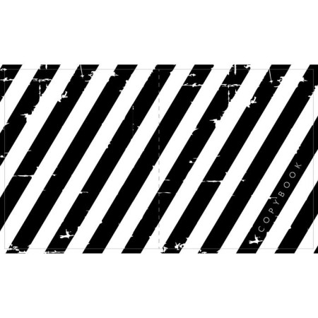 A notebook of 96 sheets in Calligrata Black and White, covered cartoon, OFSET block, mix-4