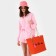 Bag Women's Beach Into the Sea, 50x34.5x14 cm, orange color