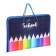 A4 labor folder with handles, 325 x 230 x 25 mm, zipper around, folding bar, plastic, PTR-6 calligrata "pencils"