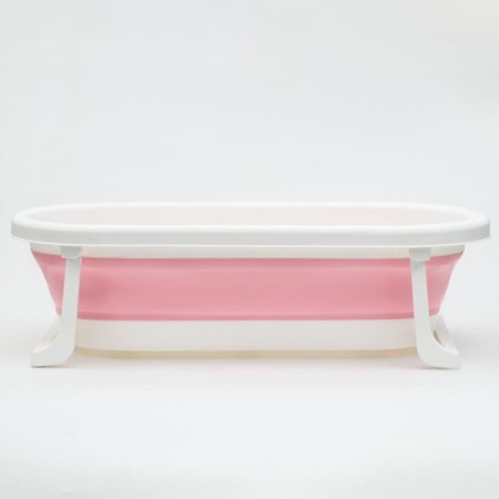 Bath -folding bath with plum, 75 cm., Pink color-1