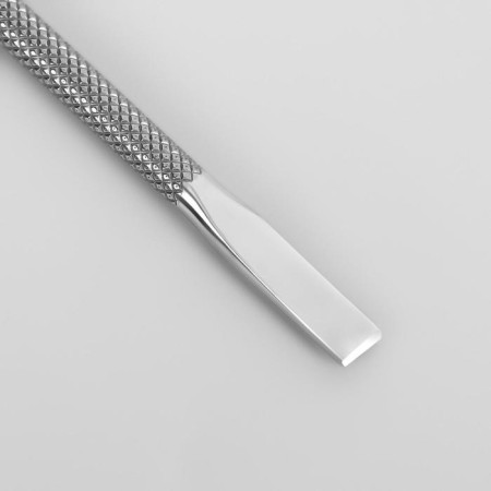 Chaber bilateral, straight/concave blade, in a case, 13 cm, silver color-3