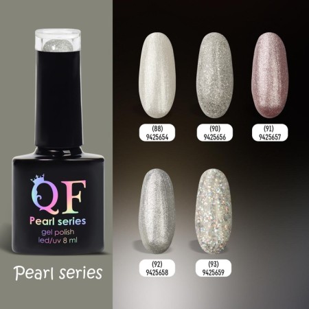 Gel nail polish "Pearl Series", 3 phase, 8 ml, LED/UV, Color (92)-5