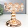 Summary Metal for 1 candle "Crystals - Tiara" gold 15x12x12 cm