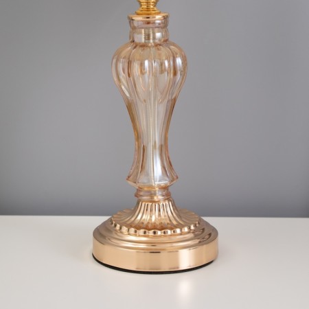 Gabric table "Azart" 1x60W E27 gold 26x26x43 cm-3