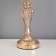 Gabric table "Azart" 1x60W E27 gold 26x26x43 cm
