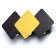 Bra "Alir" LED 4W 3000K IP65 black and gold 15x3.8x12 cm