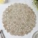 Set of serving napkins on the table “Rose”, 4 pcs, d = 38 cm, gold color