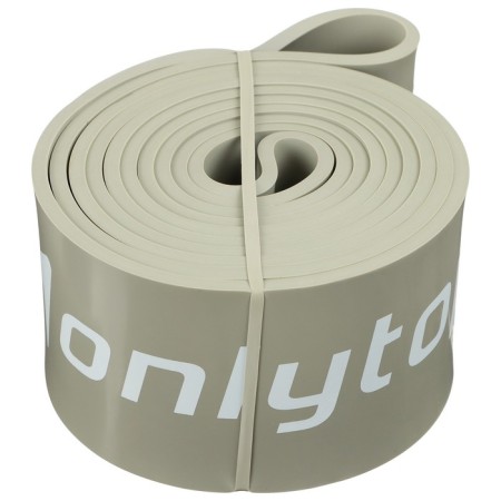 Espander Multifunctional ONLYTOP ribbon, 208x6.4x0.5 cm, 23-68 kg, color gray color-4
