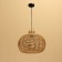 Ceiling Lamp from Rotan "Kint" 1x120W, E27, 40x40x32 cm