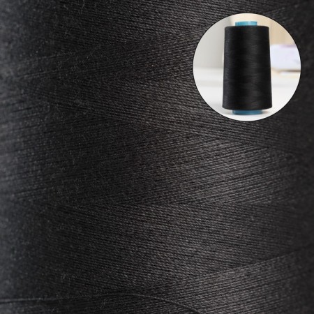 Threads 50/2, 5000 yard, black color-1