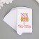 Stick Paper "Happy Birthday. Owl with Hearts" set of 50 pcs 8x5 cm