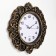 Wall clock, series: interior, "Leoti", smooth move, D-27.5 cm, 50 x 50 cm