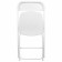 Folding stool Brabix Golf CF-002, white frame, white plastic