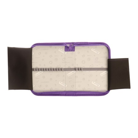Penal 1 section 140 x 210 x 40 mm, folding pocket and cosmetic bag, fabric, calligrata top content "view"-4