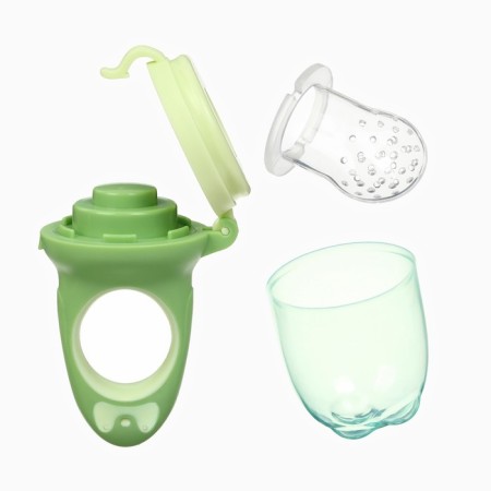 Nibbler with silicone mesh "bow", color mix-2