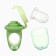 Nibbler with silicone mesh "bow", color mix