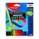 Pencils of 12 colors Maped Color’Peps Infinity, Triangular, shock -resistant barn, in a cardboard box