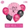 Bouquet of balls “Happy Birthday”, latex, foil, set 6 pcs.