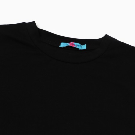 T -shirt female, black color, size 44 (m)-1