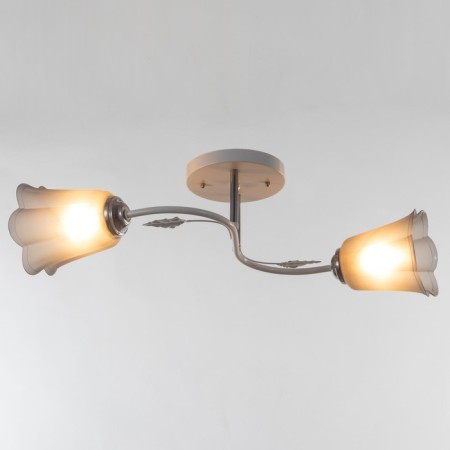 Lily chandelier (flower) 2x15W E27 Model: BR 00257 White/Black-1