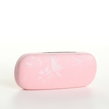 Case for glasses on the cracker, pink color