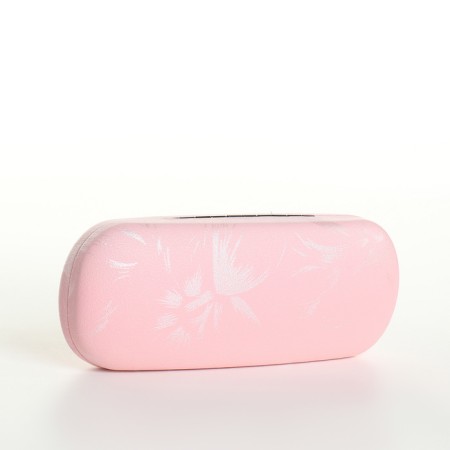 Case for glasses on the cracker, pink color