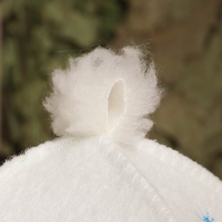 Snow Maiden Hat and Sauna, White-3
