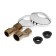 ACCOONA A7124 bath mixer, single -leaf, pour 300 mm, shower set, chromium