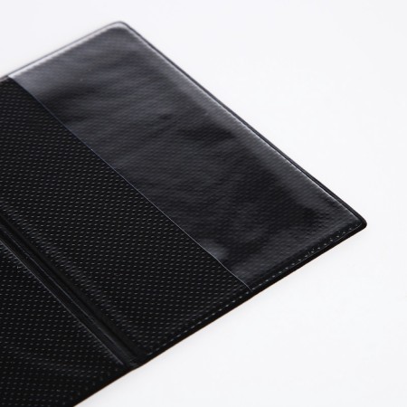 Cover for passport, black color-5