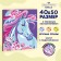 Diamond mosaic on a subframe with a full filling "Fairytale Unicorn", 40x50cm