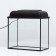 Aquarium "rectangular" with a lid, 20 liters, 36 x 19 x 31.7 cm, black