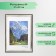 Photo frame Plastic "Kame" 21x30 cm, silver