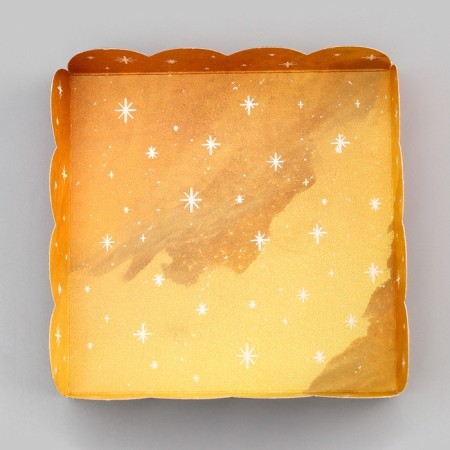 Bearbox, confectionery packaging, "Happy New Year!", 12 x 12 x 3 cm, New Year-4