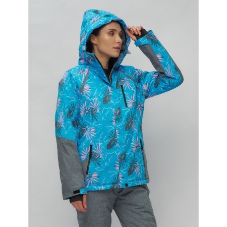 Ski suit female, size 48, blue color-25