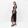 Women's dress with draping Mist Summer Time, Black, R.42