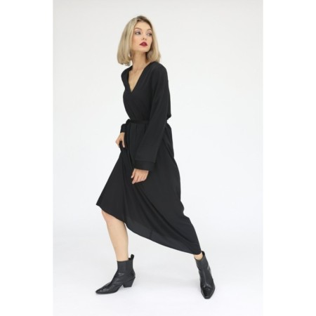 Silk dress of a free silhouette, size 42-4