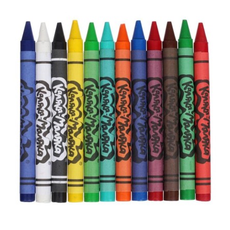 Locks wax 24 colors, "kalyaka-little", round-2
