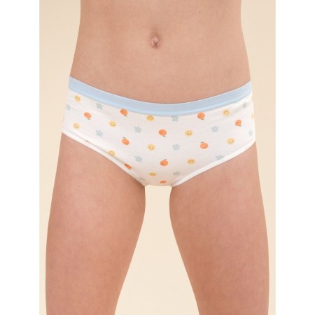 Panties for girls, height 104 cm, menthol, milk, 3 pcs-3