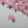 Rhinestones are sewing “drop”, rimmer, 10 × 14 mm, 20 pcs, pink dump