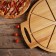 Pizza board with ADELICA handles "Italiano", 55 × 45 × 2 cm, birch, saturated with oil