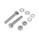 Bolt bolt, with a hexagonal head, galvanized, Din933, M10x60 mm, 2 pcs