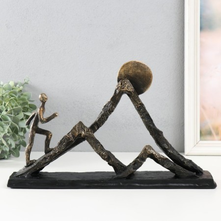 Polystone souvenir "Rise into the mountains" under metal 22.4x36.5x7.5 cm