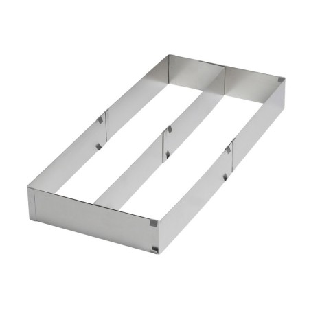 Axentia baking form, square, transformer, 23.5-44x5x20-37 cm-6